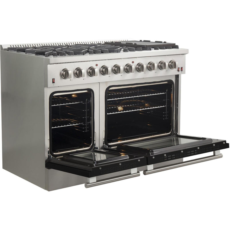  Forno Galiano Alta Qualita 48-inch Freestanding Gas Range with Convection Technology FFSGS6244-48BLK IMAGE 5