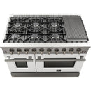  Forno Galiano Alta Qualita 48-inch Freestanding Gas Range with Convection Technology FFSGS6244-48WHT IMAGE 4