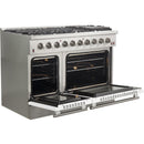  Forno Galiano Alta Qualita 48-inch Freestanding Gas Range with Convection Technology FFSGS6244-48WHT IMAGE 5