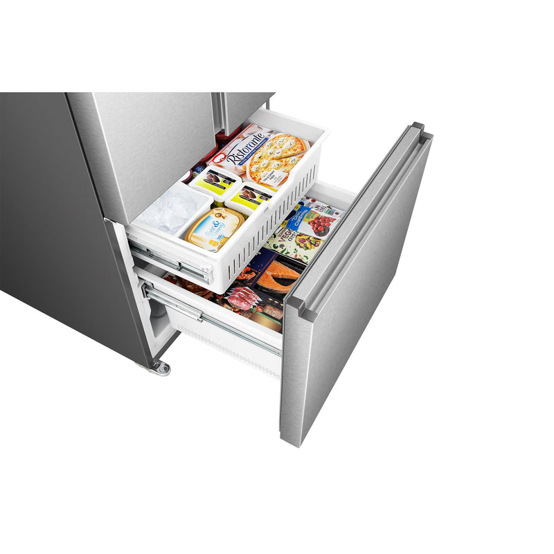 Hisense 31.3-inch, 22.1 cu. ft. French 3-Door Refrigerator with LED Lighting RF22B3FSE IMAGE 6