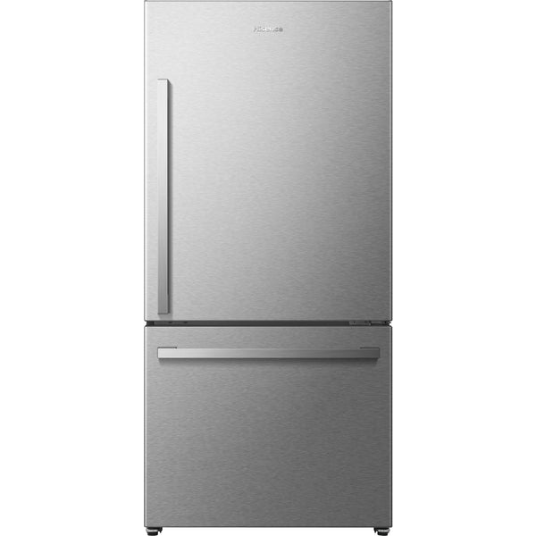 Hisense 32-inch 22.3 cu. ft. Counter-Depth Bottom Freezer Refrigerator with LED Lighting RB22A2FSE IMAGE 1