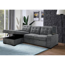 IFDC Fabric Sleeper Sectional IF-9050 LHF IMAGE 1
