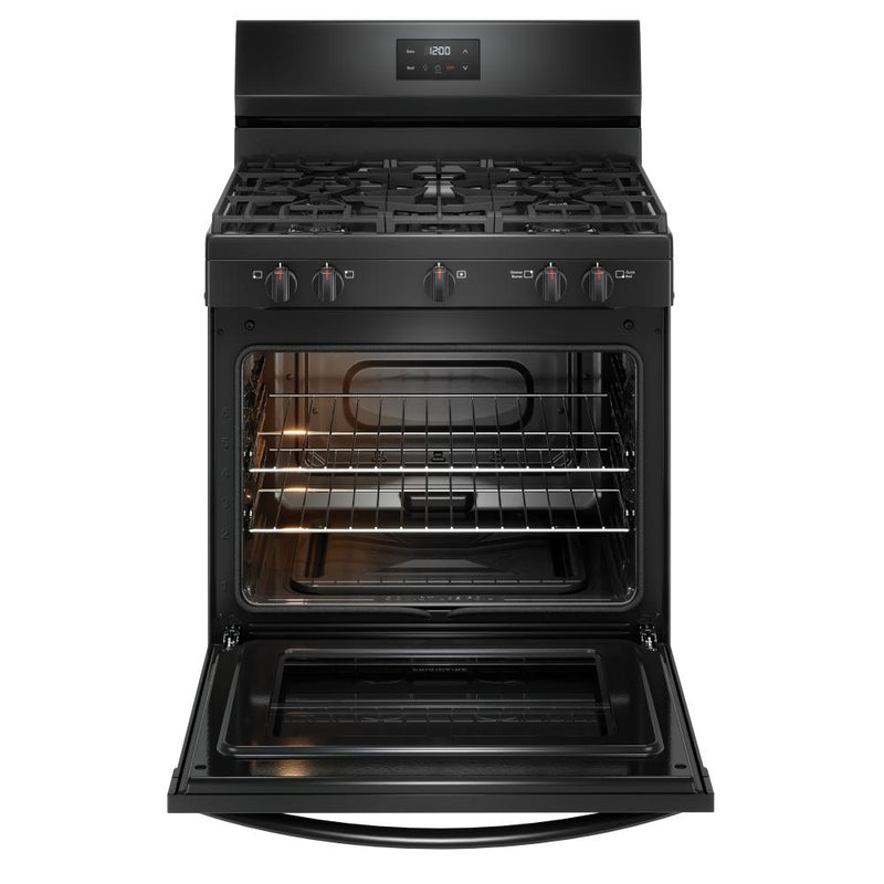 Frigidaire 30-inch Freestanding Gas Range with 5 Burners FCRG3052BB IMAGE 3
