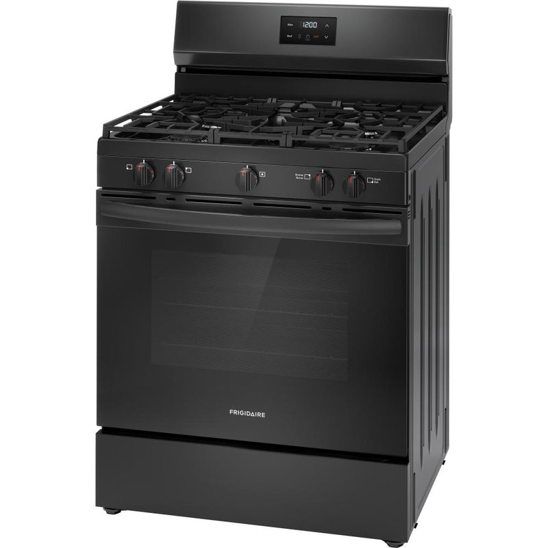 Frigidaire 30-inch Freestanding Gas Range with 5 Burners FCRG3052BB IMAGE 7
