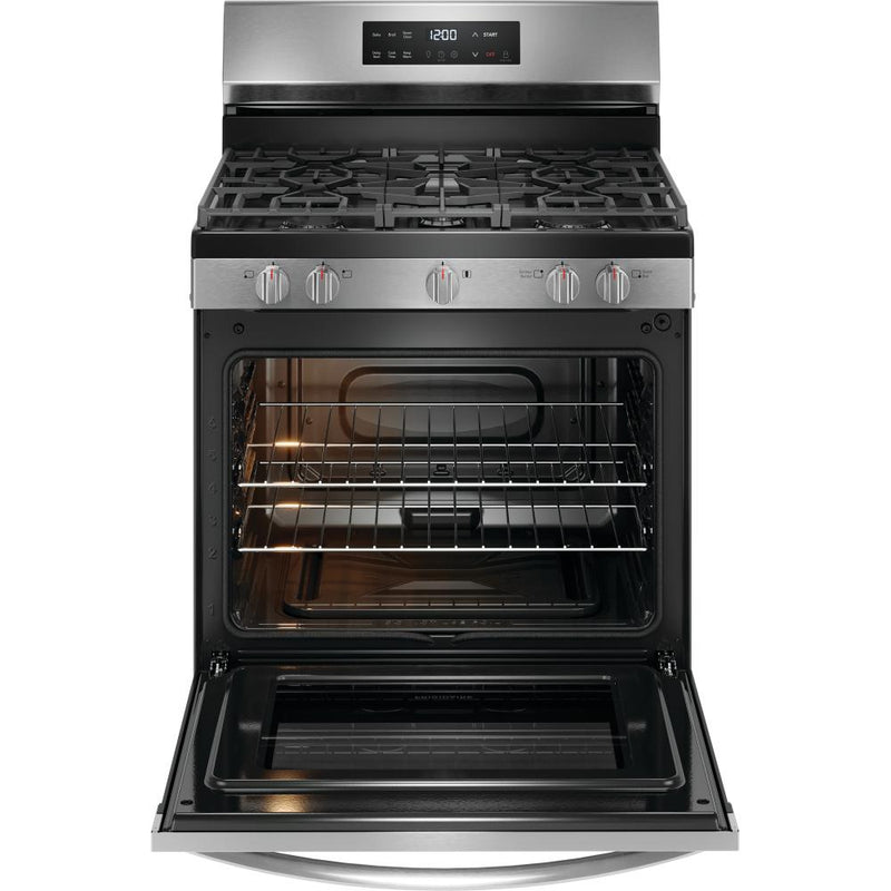 Frigidaire 30-inch Freestanding Gas Range with Even Baking Technology FCRG3062AS IMAGE 3