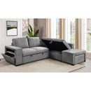 IFDC Fabric Sleeper Sectional F-9035 RHF IMAGE 3