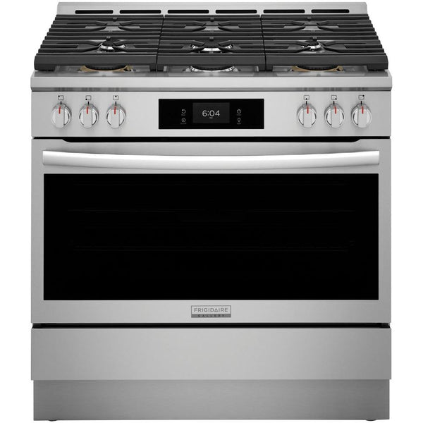 Frigidaire Gallery 36-inch Dual Fuel Range with Air Fry GCFD3661AF IMAGE 1