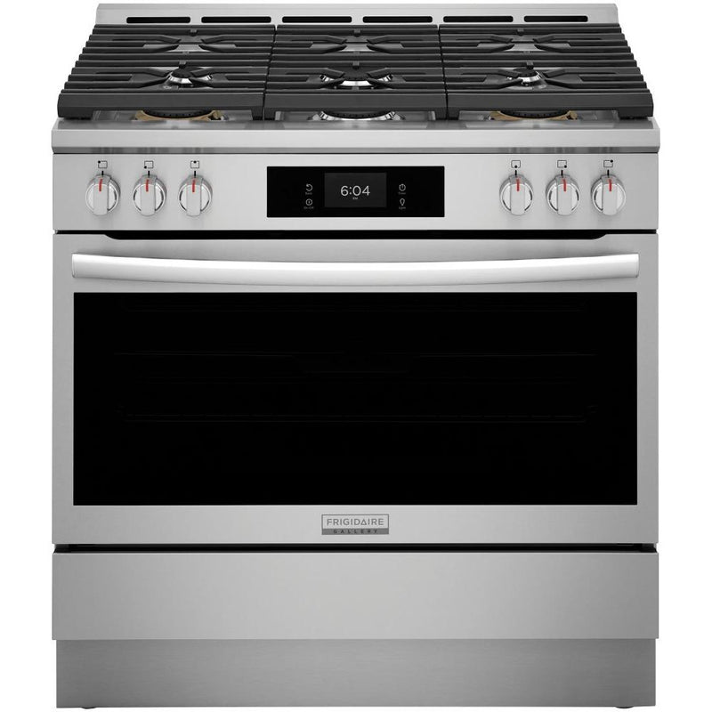 Frigidaire Gallery 36-inch Dual Fuel Range with Air Fry GCFD3661AF IMAGE 1