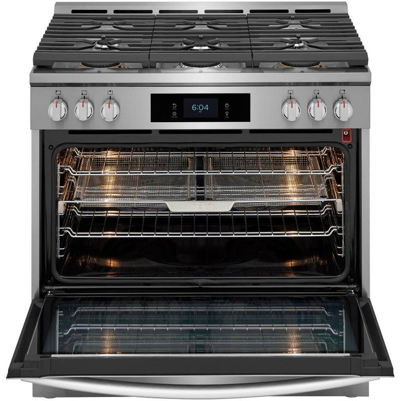 Frigidaire Gallery 36-inch Dual Fuel Range with Air Fry GCFD3661AF IMAGE 3