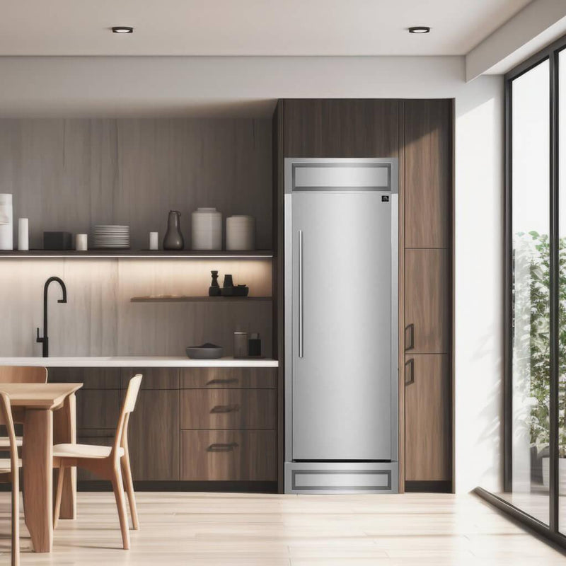  Forno 60-inch 27.2 cu.ft Built-in Side by Side Refrigerator FFFFD1722-60S IMAGE 9