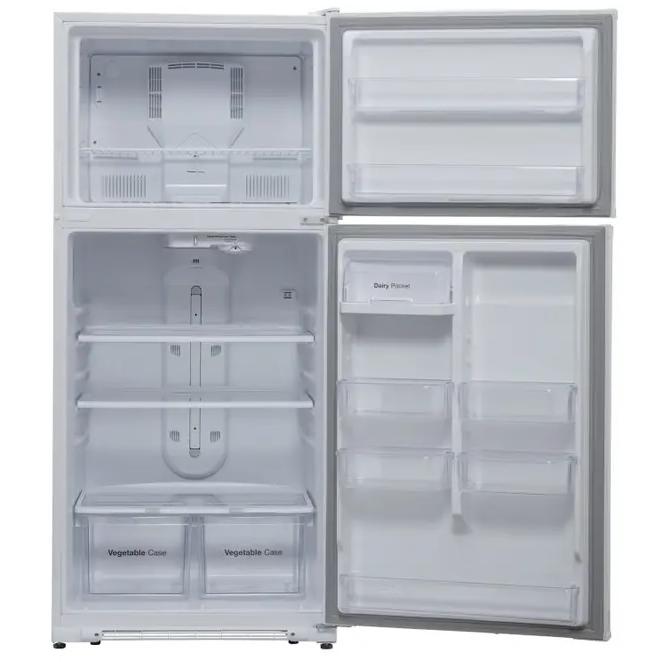 Winia 30-inch, 18.2 cu.ft Top Freezer Refrigerator WTE18HBWCD IMAGE 2