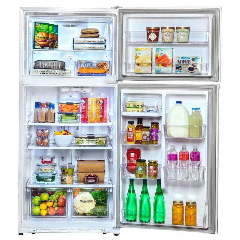 Winia 30-inch, 18.2 cu.ft Top Freezer Refrigerator WTE18HBWCD IMAGE 3