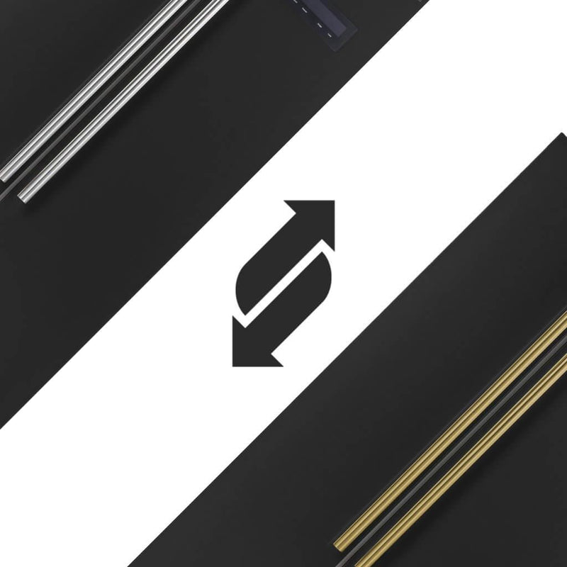  Forno 33-inch, 15.6 cu.ft. Freestanding Side-by-Side Refrigerator with LED Display on Door FFRBI1805-33BLK IMAGE 12