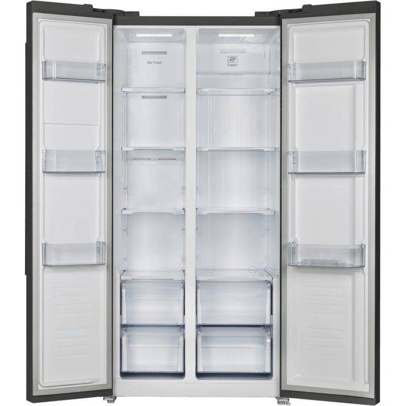  Forno 33-inch, 15.6 cu.ft. Freestanding Side-by-Side Refrigerator with LED Display on Door FFRBI1805-33BLK IMAGE 3