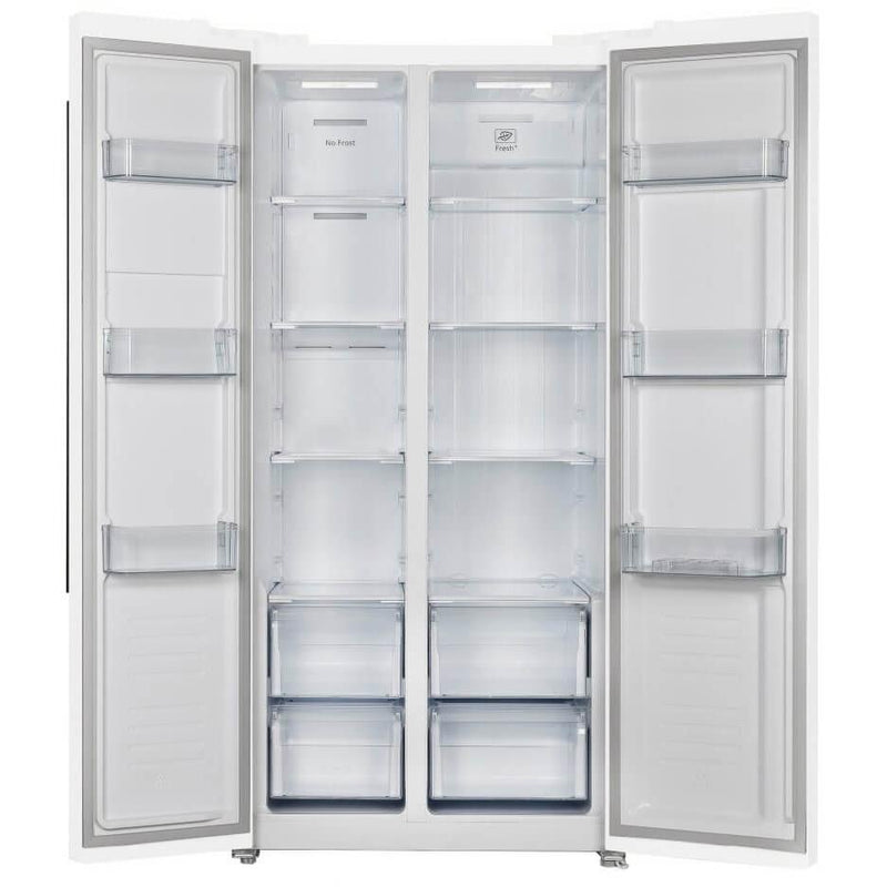  Forno 33-inch, 15.6 cu.ft. Freestanding Side-by-Side Refrigerator with LED Display on Door FFRBI1805-33WHT IMAGE 3