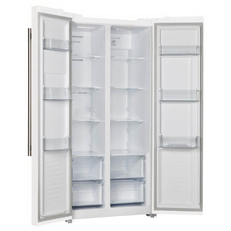  Forno 33-inch, 15.6 cu.ft. Freestanding Side-by-Side Refrigerator with LED Display on Door FFRBI1805-33WHT IMAGE 4