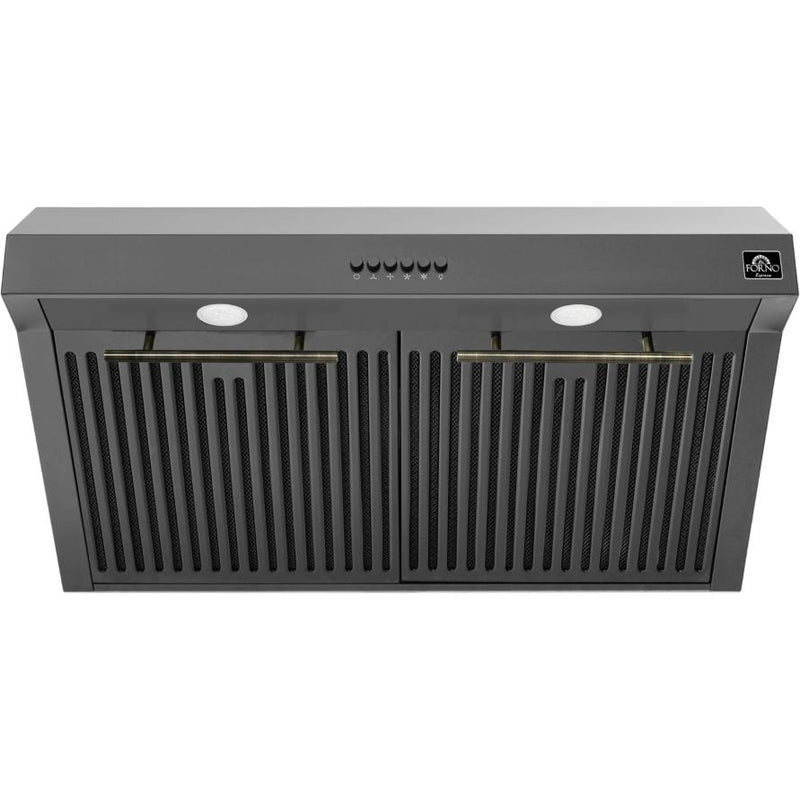  Forno Bari 30-inch Espresso Under Cabinet Range Hood FRHUC5255-30BLK IMAGE 2