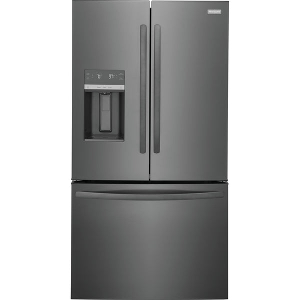Frigidaire 36-inch, 27.8 cu. ft. French 3-Door Refrigerator with Dispenser FRFS2823ADBSP IMAGE 1