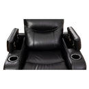 IFDC Swivel Glider Rocker Polyurethane Recliner with Wall Recline IF-6310 IMAGE 5