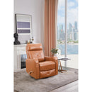 IFDC Swivel Glider Rocker Leather Match Recliner with Wall Recline IF-6331 IMAGE 8