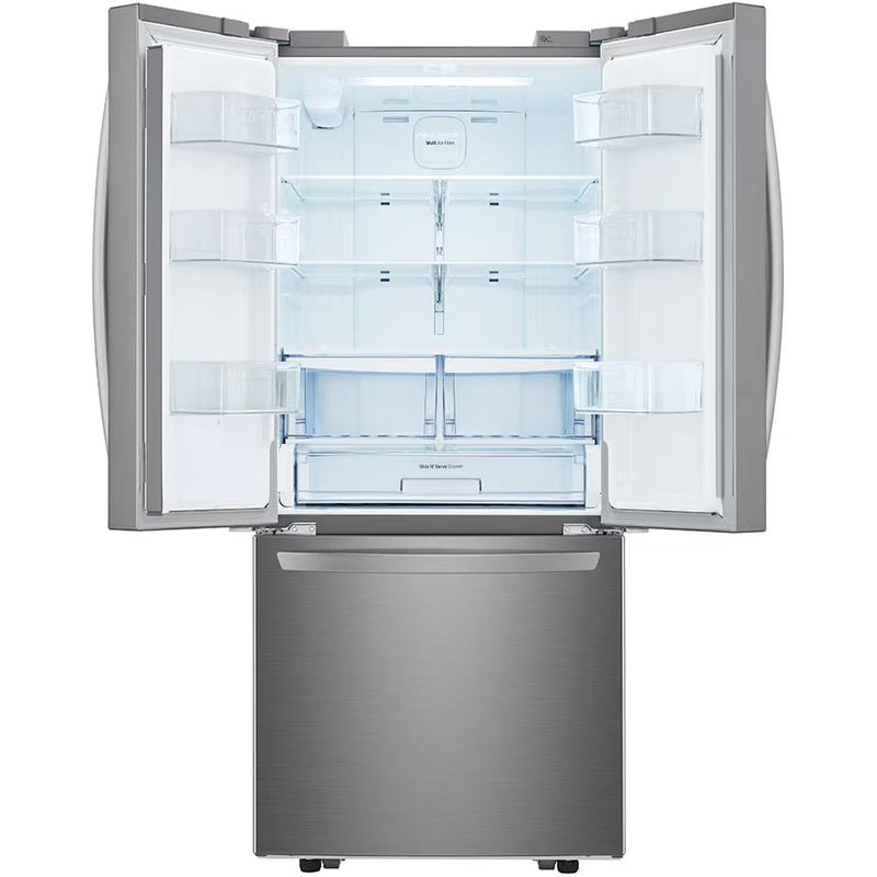 LG 30-inch, 21.8 cu.ft. French Door Refrigerator with Water dispenser LCFS22EXS IMAGE 2