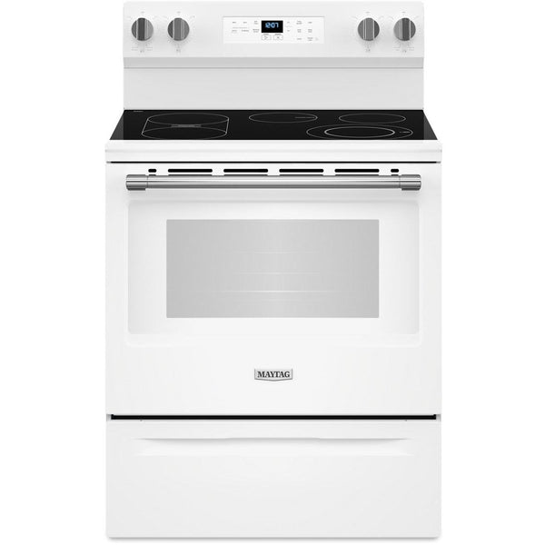 Maytag 30-inch Freestanding Electric Range with Convection Technology YMFES6030RW IMAGE 1