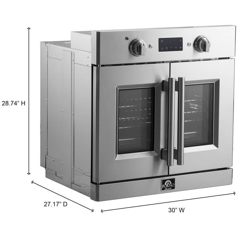  Forno Gallico 30-inch Wall Oven with French Door FBOEL1371-30 IMAGE 8