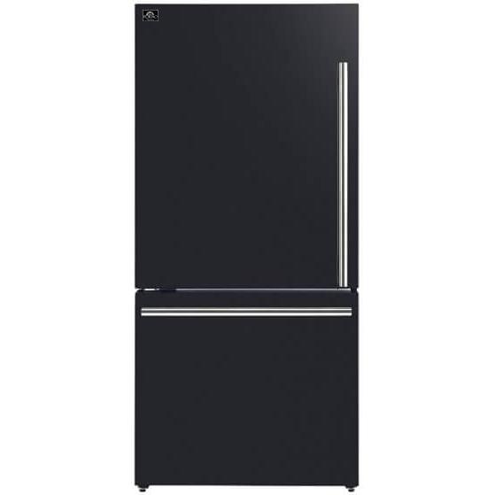  Forno 31-inch, 17.2 cu. ft. Counter-Depth Bottom Freezer Refrigerator with Interior Ice Maker FFFFD1786-31BLK IMAGE 3