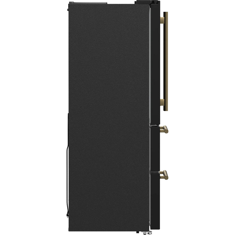  Forno 36-inch, 19.2 cu.ft. Counter-Depth French 4-Door Refrigerator with Internal Ice Maker FFRBI1820-36BLK IMAGE 3