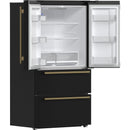  Forno 36-inch, 19.2 cu.ft. Counter-Depth French 4-Door Refrigerator with Internal Ice Maker FFRBI1820-36BLK IMAGE 7