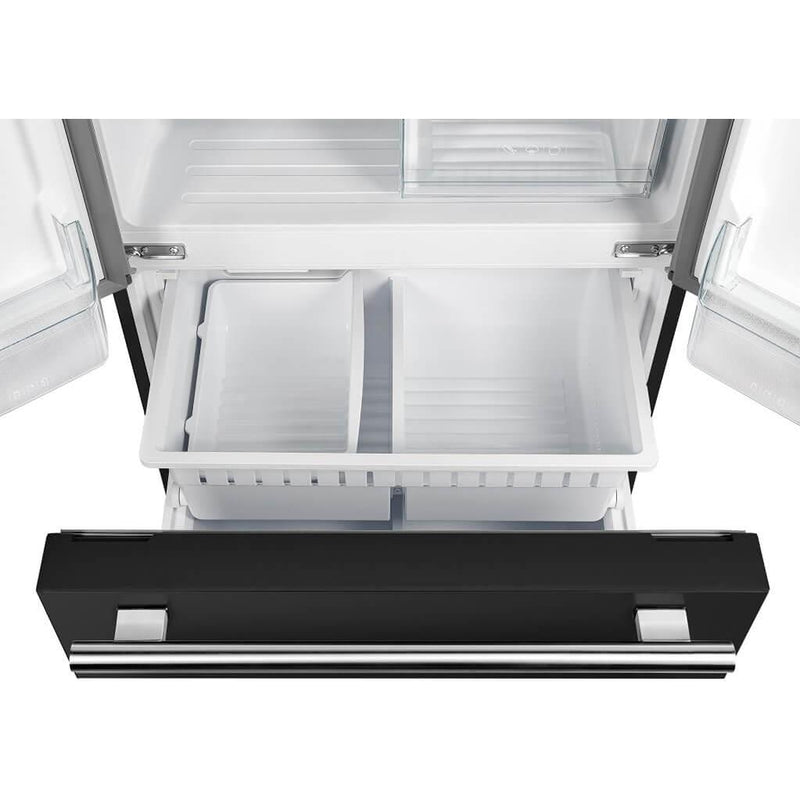  Forno 30-inch, 17.5 cu. ft. Counter-Depth French 3-Door Refrigerator with Interior Ice Maker FFFFD1974-31BLK IMAGE 10