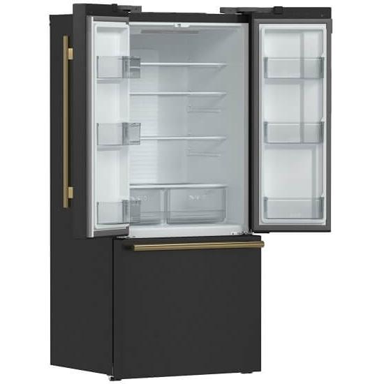  Forno 30-inch, 17.5 cu. ft. Counter-Depth French 3-Door Refrigerator with Interior Ice Maker FFFFD1974-31BLK IMAGE 4