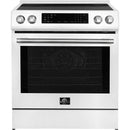  Forno 30-inch Slide-In Induction Range with True European Convection Technology FFSIN0905-30WHT IMAGE 1