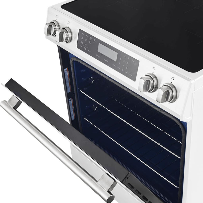  Forno 30-inch Slide-In Induction Range with True European Convection Technology FFSIN0905-30WHT IMAGE 3