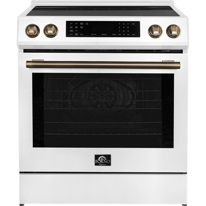  Forno 30-inch Slide-In Induction Range with True European Convection Technology FFSIN0905-30WHT IMAGE 5