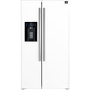  Forno 36-inch, 20 cu. ft. Freestanding Side-by-Side Refrigerator FFRBI1844-36WHT IMAGE 1