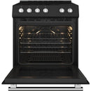  Forno 30-inch Slide-in Electric Range with Convection Technology FFSEL6022-30BLK IMAGE 2