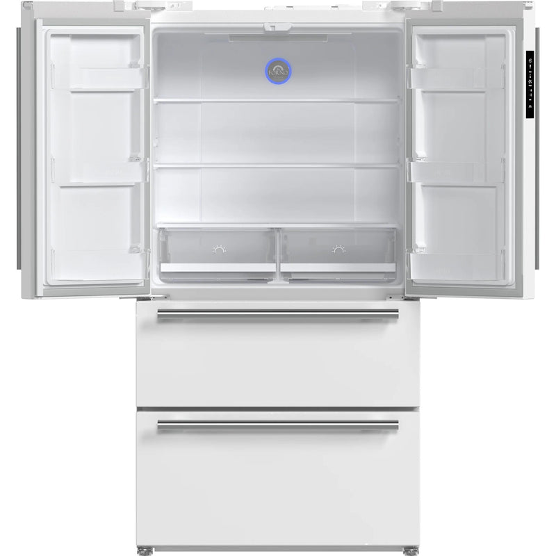  Forno 36-inch, 19.2 cu.ft. Counter-Depth French 4-Door Refrigerator with Internal Ice Maker FFRBI1820-36WHT IMAGE 5