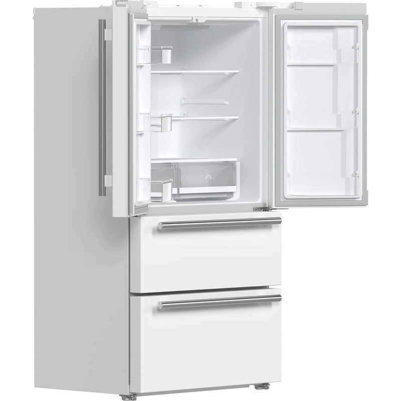  Forno 36-inch, 19.2 cu.ft. Counter-Depth French 4-Door Refrigerator with Internal Ice Maker FFRBI1820-36WHT IMAGE 6