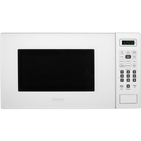 Danby 17-inch, 0.7 cu.ft. Countertop Microwave Oven with 6 Auto Cook Options DBMW0721BWW IMAGE 1