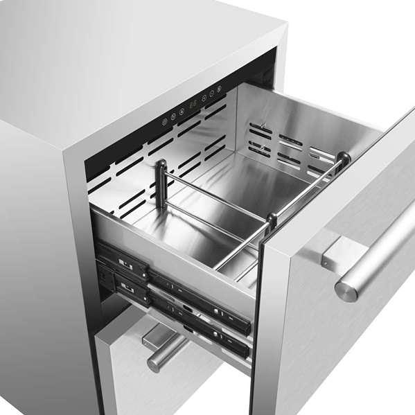  Forno 24-inch, 4.87 cu. ft. Refrigerator Drawer FDROD1611-24S IMAGE 6