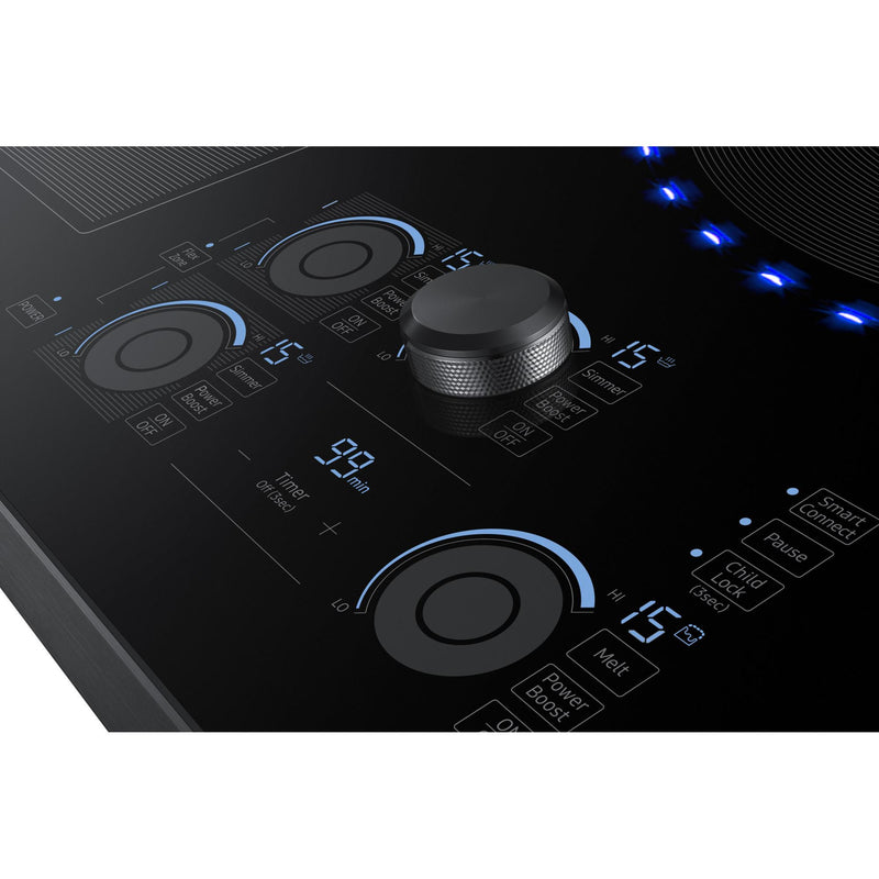 Samsung 30-inch Built-in Induction Cooktop with Virtual Flame Technology™ NZ30K7880UGBF IMAGE 3