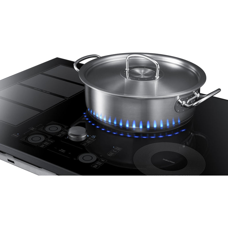 Samsung 30-inch Built-in Induction Cooktop with Virtual Flame Technology™ NZ30K7880UGBF IMAGE 7