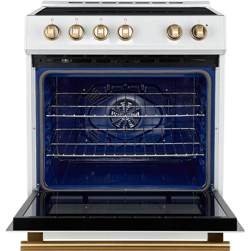  Forno 30-inch Slide-In Induction Range with Convection Technology FFSIN0982-30WHT IMAGE 10