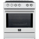  Forno 30-inch Slide-In Induction Range with Convection Technology FFSIN0982-30WHT IMAGE 2
