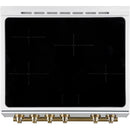  Forno 30-inch Slide-In Induction Range with Convection Technology FFSIN0982-30WHT IMAGE 4