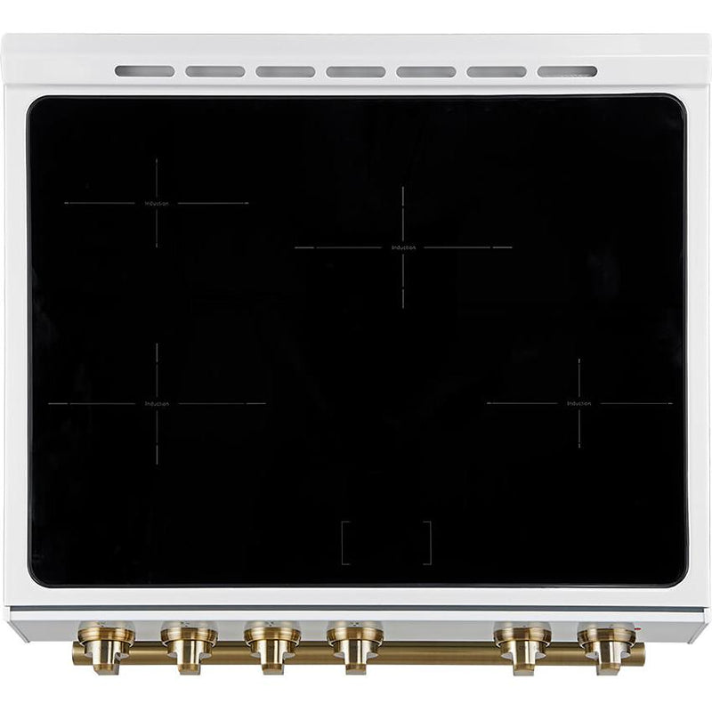  Forno 30-inch Slide-In Induction Range with Convection Technology FFSIN0982-30WHT IMAGE 4