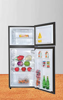 Réfrigérateur Compact de 4.5 Pi³ à 2 Portes en Acier Inoxydable Noir RCA RFR469