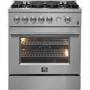  Forno 30-inch Freestanding Gas Range with Convection Oven Technology FFSGS6274-30 IMAGE 1