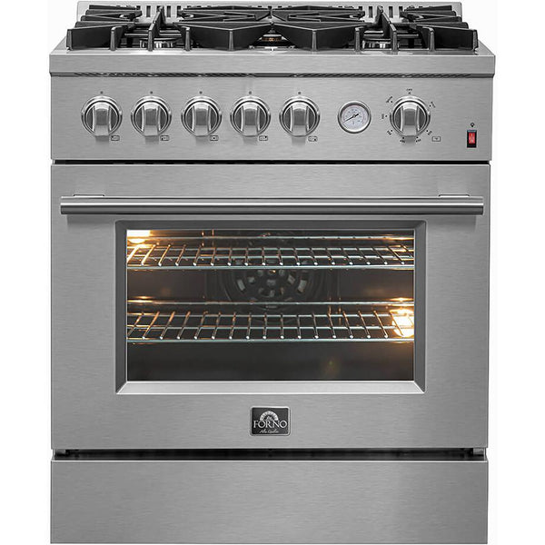  Forno 30-inch Freestanding Gas Range with Convection Oven Technology FFSGS6274-30 IMAGE 1